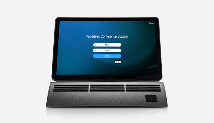 conference tablet paperless meeting system