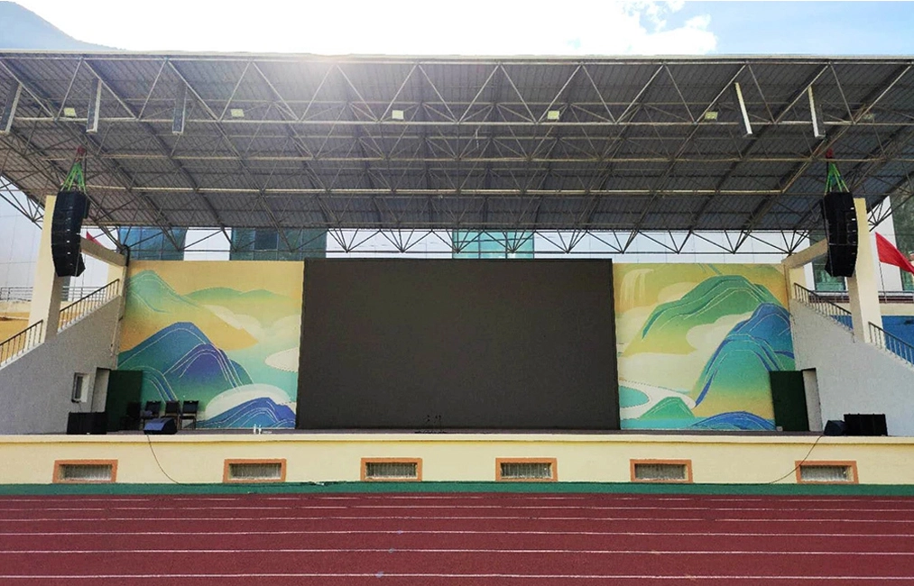 Про линия акустическая система массива для спортивной площадки школы Китая