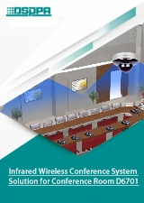 Инфракрасное беспроводное решение системы конференции для конференц-зала D6701