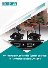 Решение UHF беспроводной конференц-системы для конференц-зала DW9866