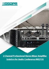 2-канальный профессиональный стерео микшер усилитель решение для аудио конференции MK2135