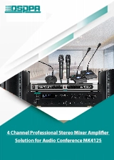 4-канальный профессиональный стерео микшер усилитель решение для аудио конференции MK4125