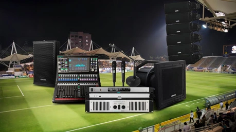 Профессиональное решение звуковой системы для футбольного стадиона