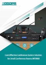 Экономически эффективное решение системы конференции для небольших конференц-залов MP9868