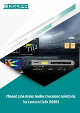 Решения для аудиопроцессоров Phased Line Array для лекций D6684